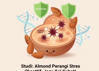 Studi: Konsumsi Almond Rutin Bisa Kurangi Stres Oksidatif, Jaga Tubuh Lebih Sehat