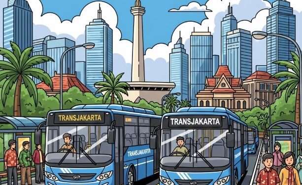 TransJakarta Beroperasi Normal, Sejumlah Koridor Masih Dialihkan