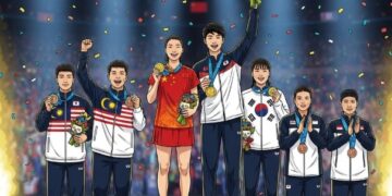 Shi Yuqi & Yamaguchi Raih Tahta, Indonesia Bawa Pulang Perunggu di BWF World Championships 2025