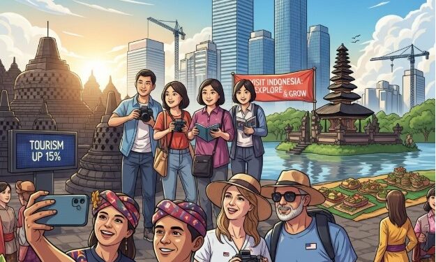 Juli 2025, 1,48 Juta Wisman Sambangi Indonesia, Malaysia Masih Teratas