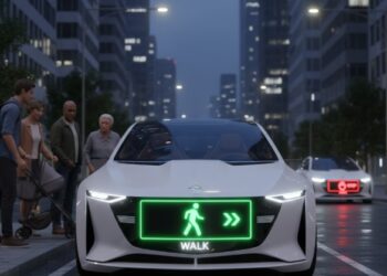 Stellantis Opel Uji Display Depan Mobil Otonom untuk Pedestrian, Mirip Lampu Lalu Lintas