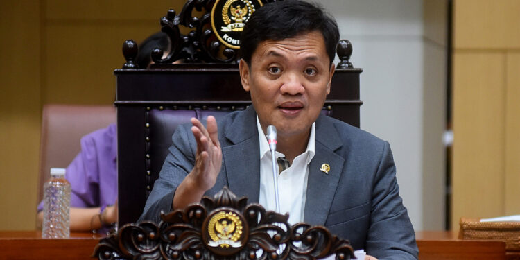 Ketua Komisi III DPR RI Habiburokhman dalam forum Rapat Dengar Pendapat Umum (RDPU) Komisi III bersama Aliansi Mahasiswa Nusantara di Gedung Nusantara II, Senayan, Jakarta Pusat, Rabu (15/10/2025). Foto: Dep/vel.