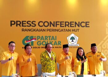 Partai Golkar Rayakan HUT ke-61, Usung Tema Solidaritas Sosial dan Kepedulian Masyarakat