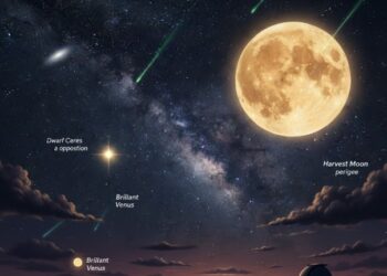 Jadwal Fenomena Astronomi Oktober 2025: Supermoon, Hujan Meteor, hingga Elongasi Merkurius