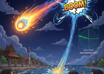 BRIN Pastikan Dentuman Keras di Cirebon Akibat Meteor Besar Jatuh ke Laut Jawa