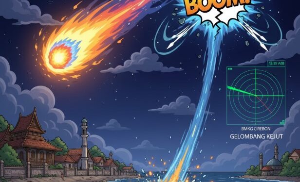 BRIN Pastikan Dentuman Keras di Cirebon Akibat Meteor Besar Jatuh ke Laut Jawa