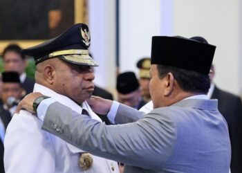 Presiden Prabowo Lantik Matius Fakhiri dan Aryoko Rumaropen sebagai Gubernur dan Wakil Gubernur Papua 2025–2030