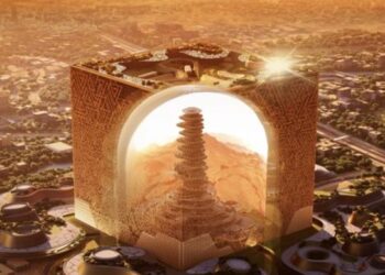 Bangunan Mirip Kakbah Ini Bakal Jadi Gedung Terbesar di Dunia