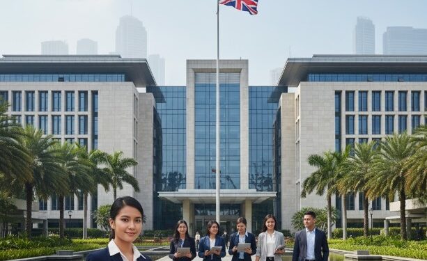 Loker Kedutaan Besar Inggris di Jakarta: Gaji Rp26 Juta per Bulan untuk Posisi Development Policy Officer