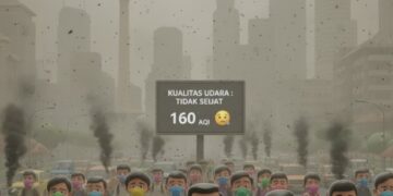 Kualitas Udara Jakarta Masuk Kategori Tidak Sehat, Warga Diimbau Gunakan Masker Saat Beraktivitas di Luar Ruangan