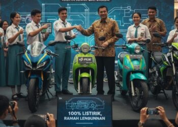 SMKN 3 OKU Luncurkan Motor Listrik Hasil Konversi, Bupati Teddy Meilwansyah: Pemkab Dukung Penuh Inovasi Pelajar