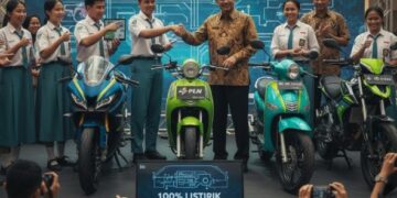 SMKN 3 OKU Luncurkan Motor Listrik Hasil Konversi, Bupati Teddy Meilwansyah: Pemkab Dukung Penuh Inovasi Pelajar