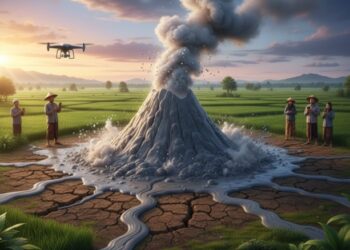 Gunung Dadakan di Grobogan Bikin Geger, Ternyata Ada Gas Panas dan Lumpur Berbahaya