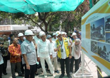 Ketua MPR dan Gubernur Jabar Tinjau Renovasi Mess MPR yang Dibakar Masa Demo
