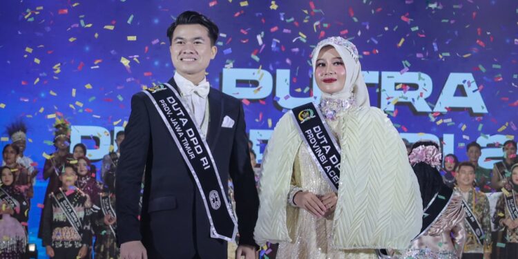 Putri Aceh dan Putra Jawa Timur Dinobatkan Menjadi Duta DPD RI 2025
