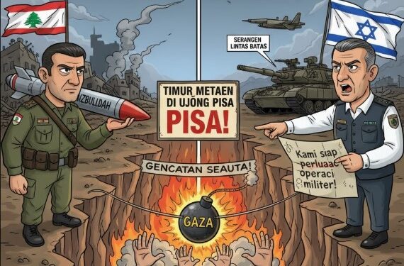 Belum Puas di Gaza, Israel Kini Bidik Lebanon: Aroma Perang Besar Kian Dekat