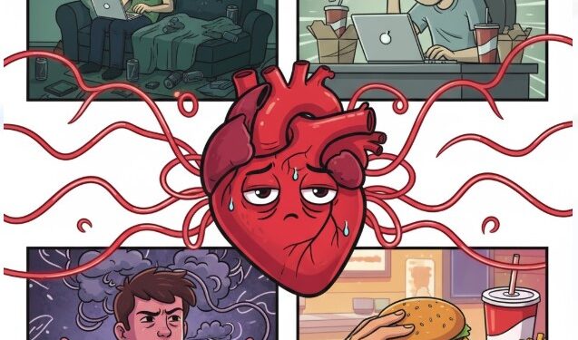 5 Kebiasaan Sepele yang Diam-diam Bisa Bikin Jantungmu “Error” di Usia Muda