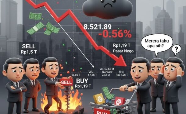 Asing Terciduk Borong 10 Saham Ini Saat IHSG Darah Muda Merah! Ada yang Dibeli Ratusan Miliar