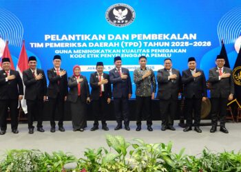DKPP Lantik 228 Anggota TPD untuk Perkuat Penegakan Etik Pemilu di Seluruh Indonesia