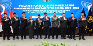 DKPP Lantik 228 Anggota TPD untuk Perkuat Penegakan Etik Pemilu di Seluruh Indonesia