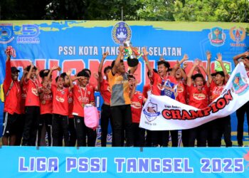 Garuda Muda Soccer Academy (GMSA) U-15 Raih Gelar Juara Liga Askot PSSI Tangsel 2025