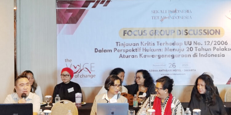 FGD “Sekali Indonesia Tetap Indonesia” Soroti Mendesaknya Revisi UU Kewarganegaraan