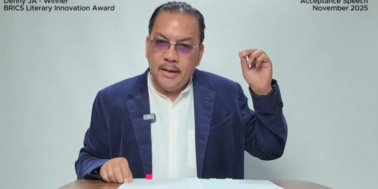 Denny JA Tekankan Suara Asia–Afrika di BRICS Award