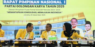Rapimnas Golkar 2025 Kelar Tengah Malam, 10 Arah Politik Siap Jalan