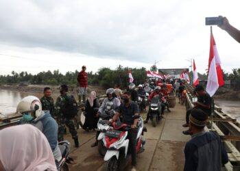 Jembatan Krueng Tingkeum Dibuka, Denyut Nadi Ekonomi Bireuen Berangsur Pulih Pascabencana