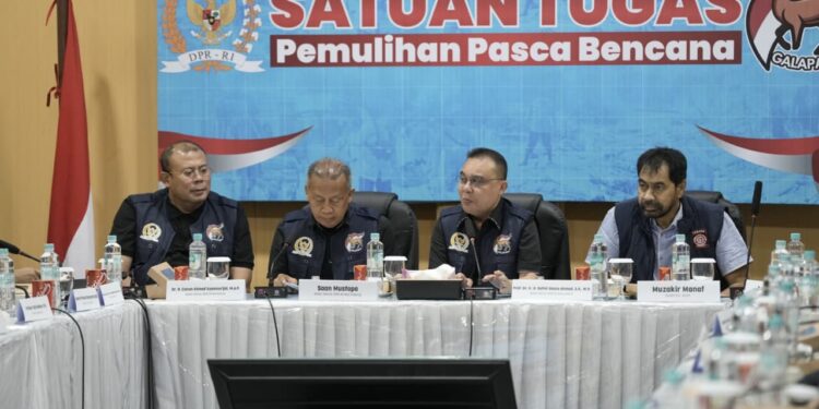 Gelar Rapat Koordinasi di Aceh, DPR Fokuskan Anggaran Pemulihan Pascabencana Libatkan Antarlembaga
