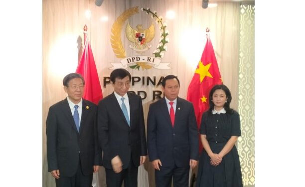 Indonesia–Tiongkok Perkuat Poros Ekonomi Asia, Sultan B Najamudin Soroti Peluang Investasi dan Diplomasi Parlemen