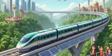 Indonesia–Malaysia–Brunei Bersiap Tersambung Kereta Api Lintas Negara yang Dikaji untuk Dibangun dari IKN