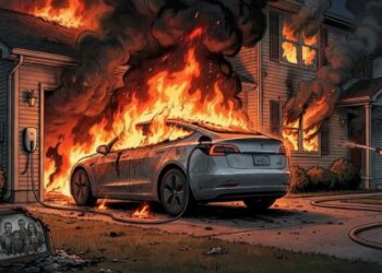 Mobil Listrik Terbakar di Permukiman Padat Jakarta Utara, Lima Orang Tak Terselamatkan