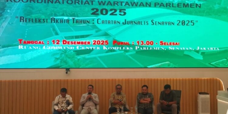 KWP Gelar Refleksi Akhir Tahun: “Catatan Jurnalis Senayan 2025”