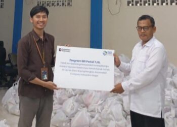 BRI Bogor Dewi Sartika Salurkan 5.000 Paket Sembako 