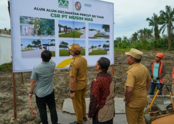 Tempat Nongkrong Sehat Warga Deli Serdang? Alun-Alun Percut Sei Tuan Segera Dibangun