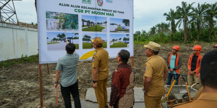 Tempat Nongkrong Sehat Warga Deli Serdang? Alun-Alun Percut Sei Tuan Segera Dibangun