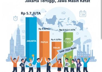 UMP 2026 Naik! Gaji Minimum Ikut Meroket, Jakarta Tertinggi, Jawa Masih Ketat