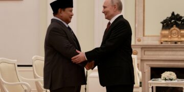 Temui Putin di Moskow, Prabowo Bahas Penguatan Perdagangan RI-Rusia