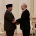 Temui Putin di Moskow, Prabowo Bahas Penguatan Perdagangan RI-Rusia