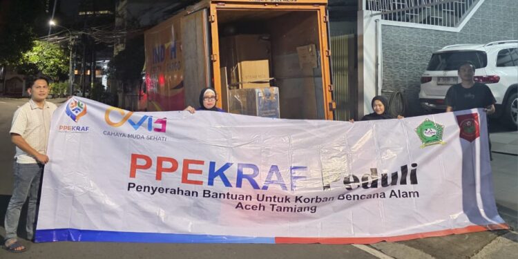 PPEKRAF–DNIKS Turun Tangan, Salurkan Bantuan untuk Warga Terdampak Bencana di Sumatera