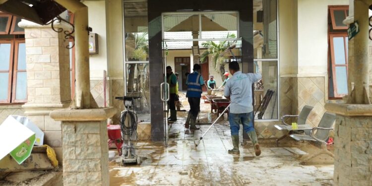 RSUD Tamiang sudah mulai beroperasi, Kementerian PU Percepat pembersihan dan penyaluran air bersih