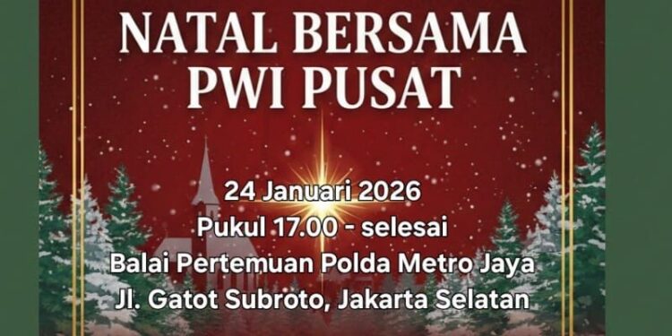 PWI Pusat Rencanakan Natal Bersama Wartawan Kristiani