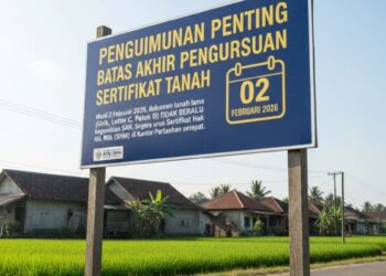 Surat Tanah Girik, Letter C, dan Petok D Tak Berlaku Mulai 2 Februari 2026, ATR/BPN Imbau Warga Segera Urus SHM