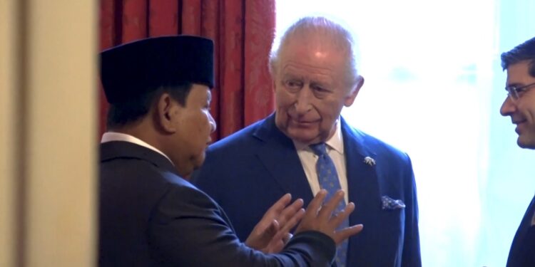 Prabowo Bertemu Raja Charles di Inggris, Perkuat Diplomasi Lingkungan Melalui Konservasi Gajah