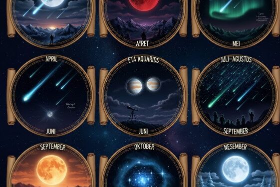 Langit 2026 Bukan Main! Dari Hujan Meteor Sampai Blood Moon, Ini Jadwal Fenomena Astronomi Paling Spektakuler Tahun Depan