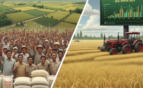 Dulu Diragukan, Kini Terbukti: Prabowo Umumkan Indonesia Swasembada Pangan 2025, Impor Beras Nol dan Stok Cetak Rekor