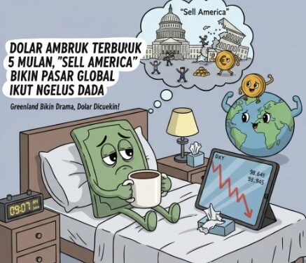 Dolar Ambruk, “Sell America” Kembali Menghantui Pasar