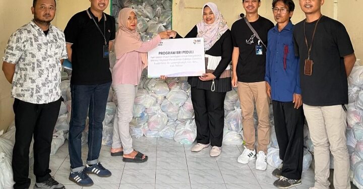BRI BO Tambun Salurkan TJSL Berupa 5.000 Paket Sembako 