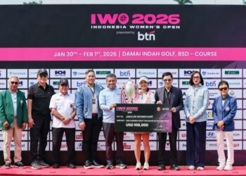 Jaravee Boonchant Rebut Trofi Indonesia Women’s Open 2026 plus Hadiah USD108 Ribu